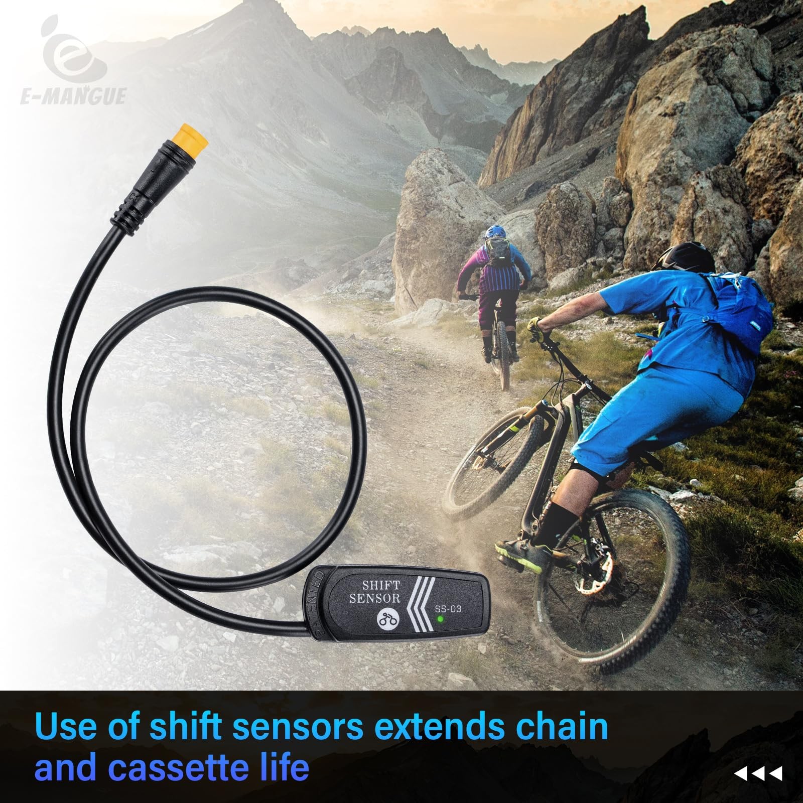Ebike Gear Shift Speed Sensor 3 Pin For BAFANG BBS01B/BBS02B/BBSHD Drive