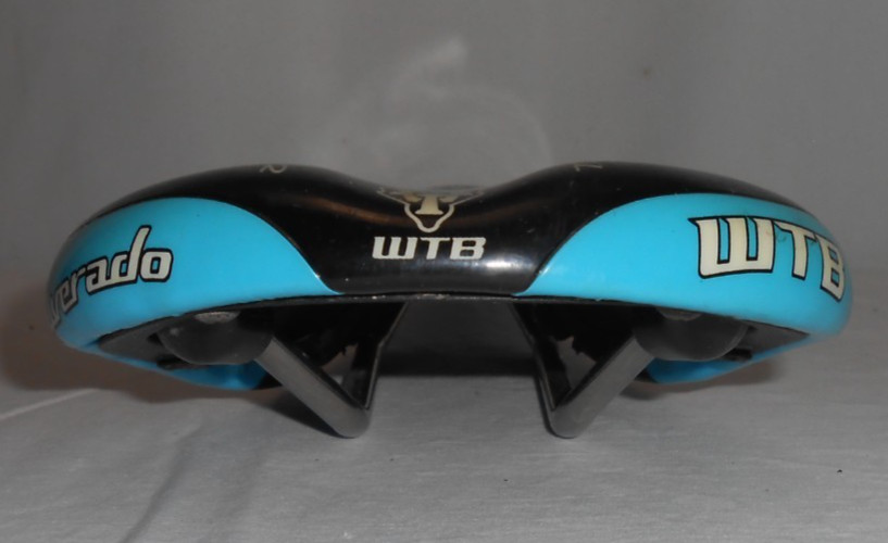WTB Silverado Thinline Saddle Seat Black Silver CrMo Chromoly Rail Mountain Bike
