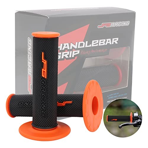 Dirt Bike Grips 7/8” Motorcycle Grips ATV Handlebar Grips Universal for orange