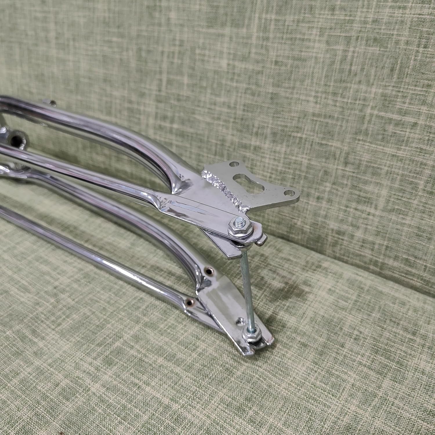 CDHPOWER 26″ Fork Single Springer Suspension Bike Fork 1″ Threaded Spring Fork