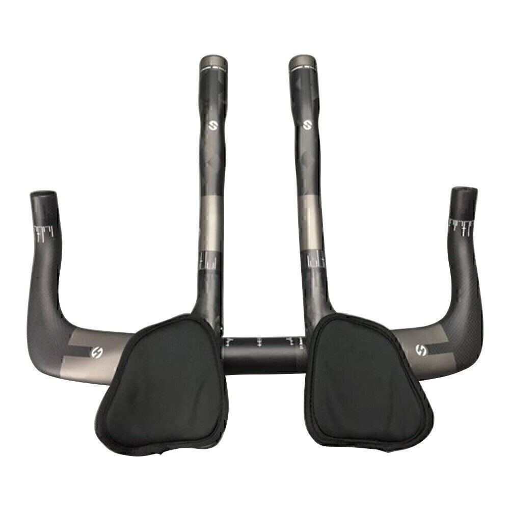 TOSEEK Handlebar Road Bicycle Drop Bar Aero Bar Set 31.8*380/400/420/440/460mm