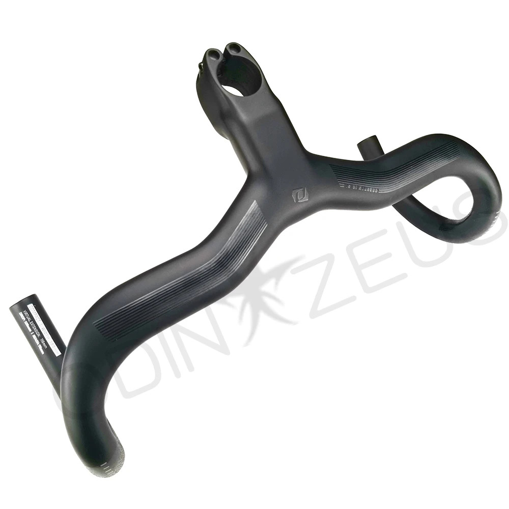 Road Bike Handlebar Integrated Cables Carbon IC Cockpit Drop Handlebar 28.6mm