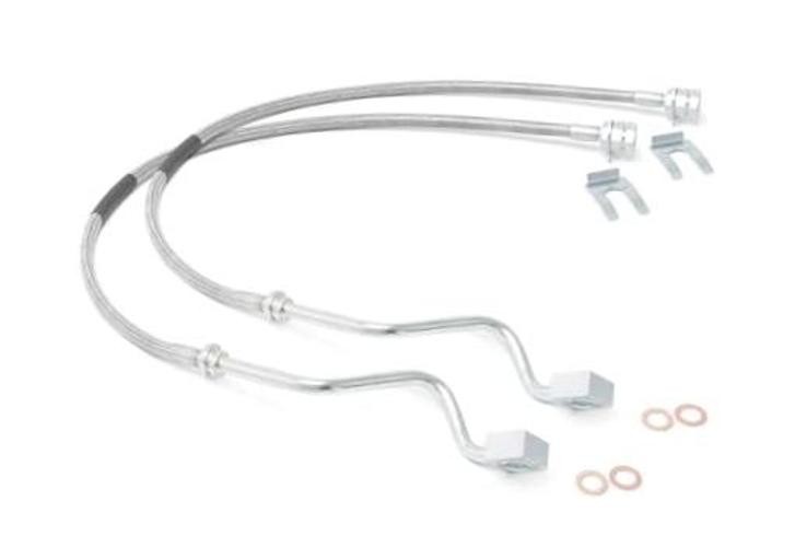 Front Stainless Brake Lines for Ford F-250/F-350 Super Duty (1999-2004) with