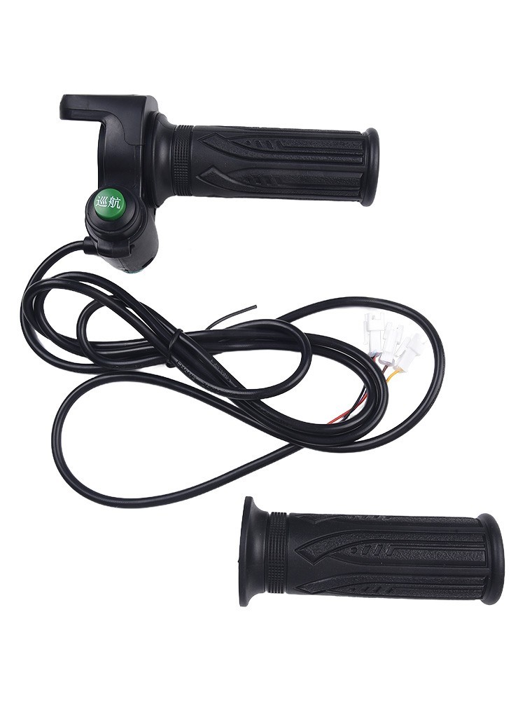 EBike Throttle Grip with 5 Pin Interface and Real time Voltage Display