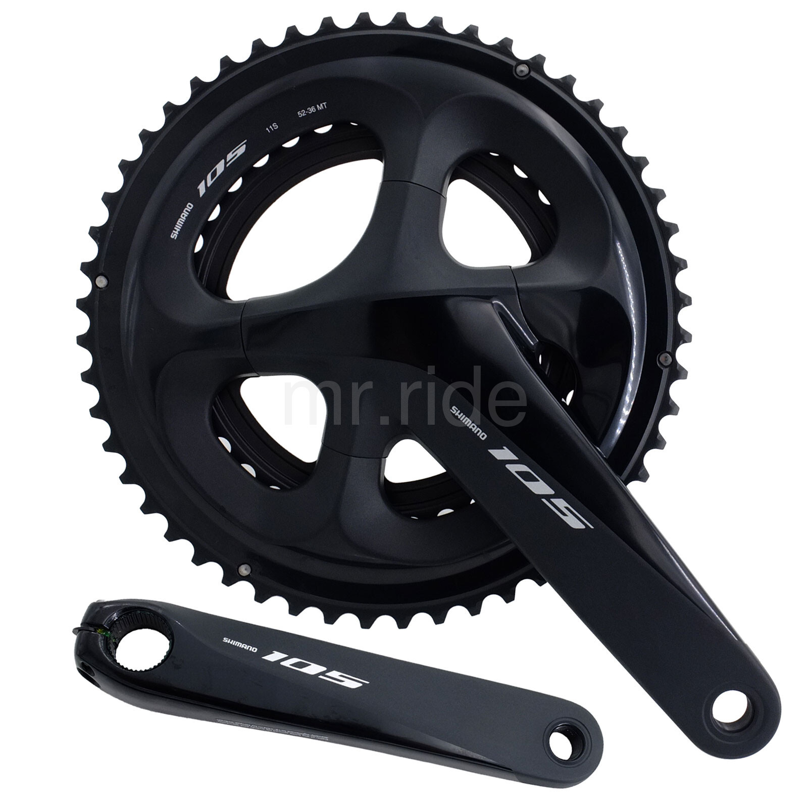 Shimano 105 FC-R7000 Road Bike Crank Set 175mm 52/36t W/ Chainring W/O BB