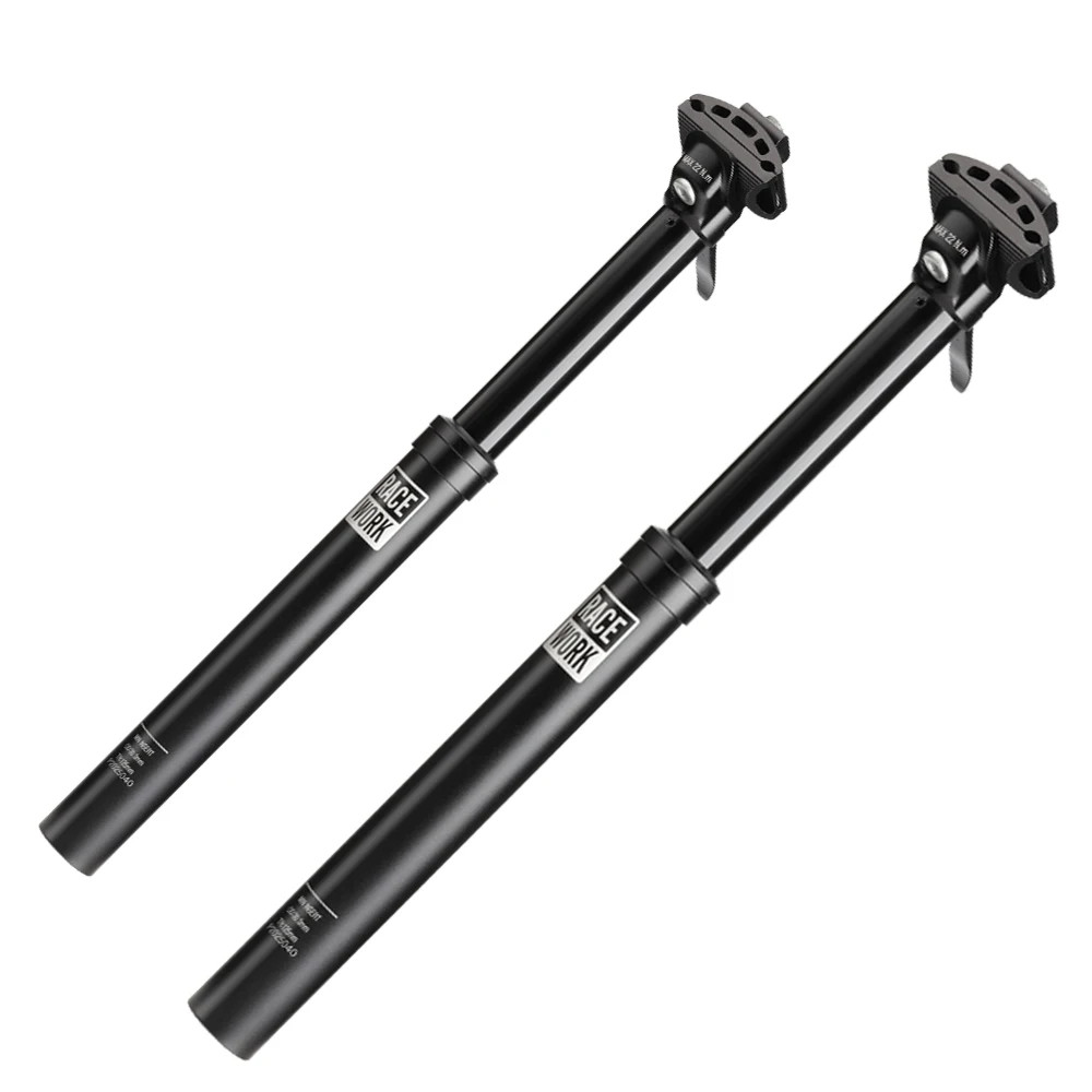 RACEWORK MTB Dropper Seatpost 27.2/30.9/31.6Mm Hand Control Hydraulic Height Adj