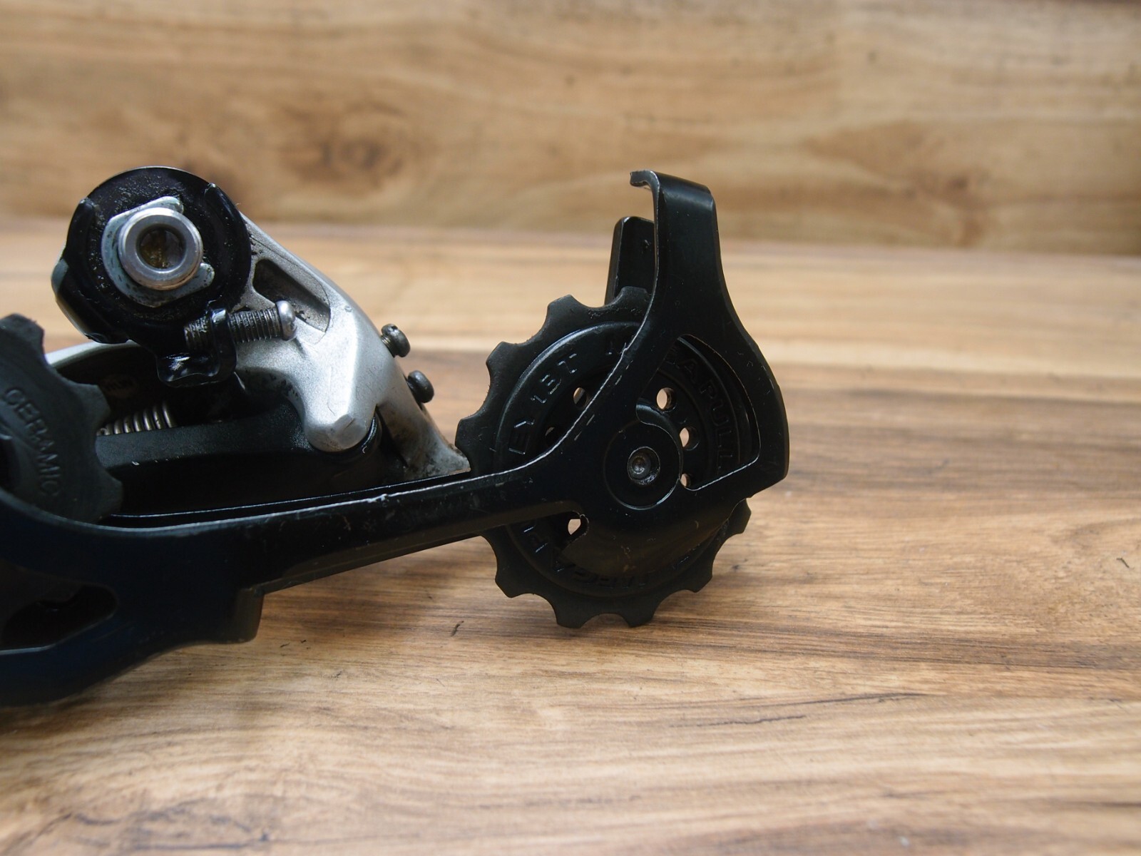 1998 rear derailleur Shimano Deore XT RD-M750 Mega Drive VIA Japan long cage 9sp