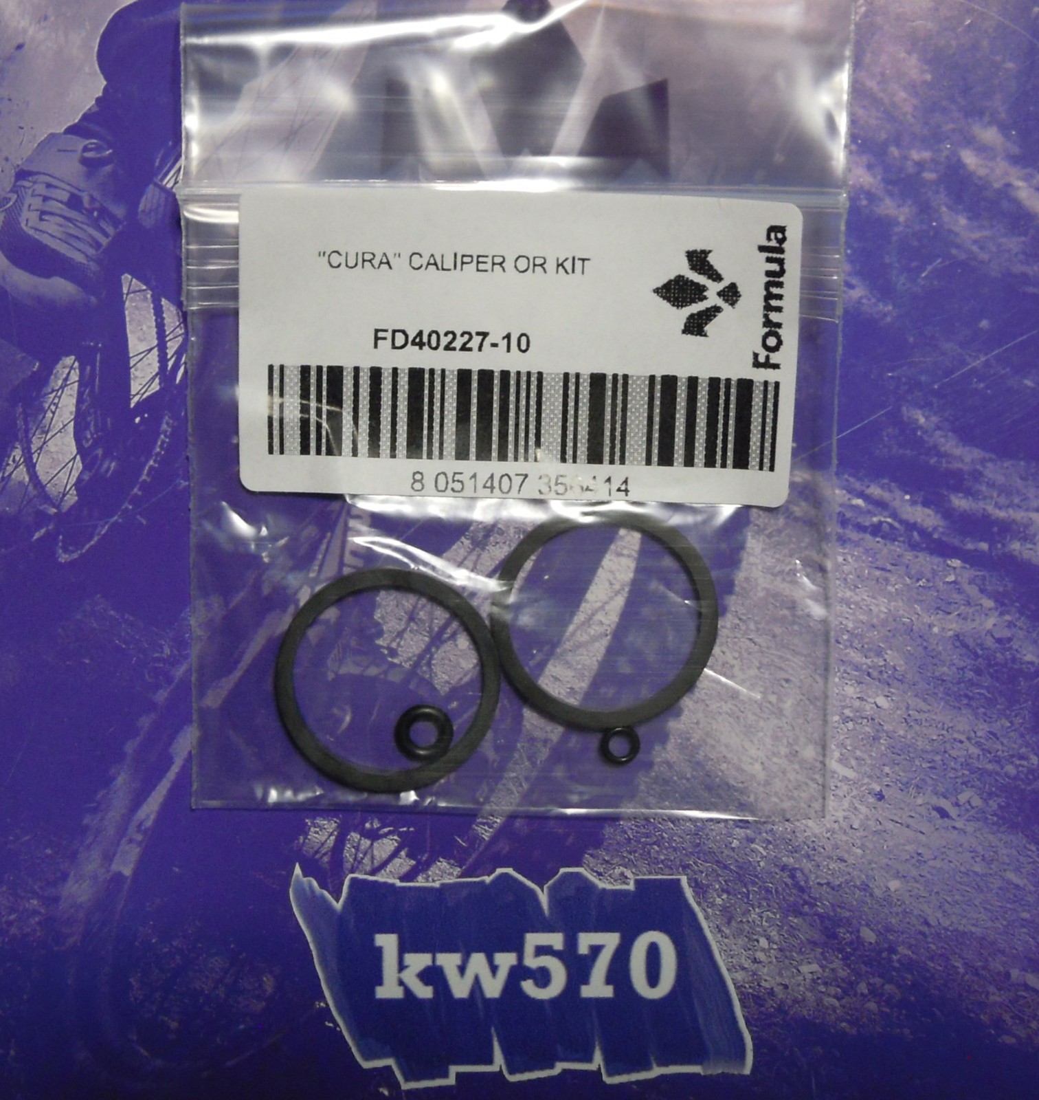 Formula – Kit o-ring caliper Cura/Cura X all versions/years 2 pistons FD40227-10