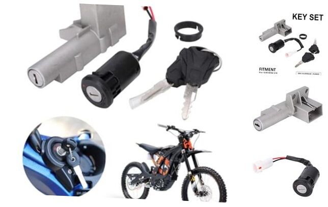 Motorcycle Ignition Key Switch Set for Surron Sur Ron Light Bee X/S Electric