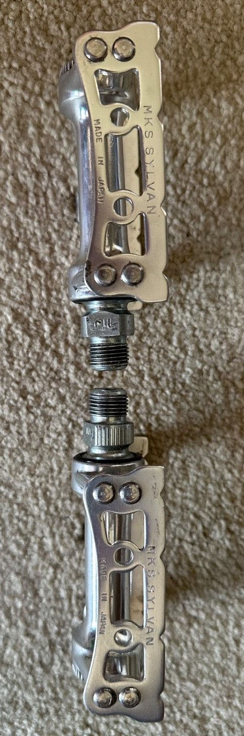 MKS Sylvan Cage Style Road Touring Pedals Made In Japan 9/16 Pair