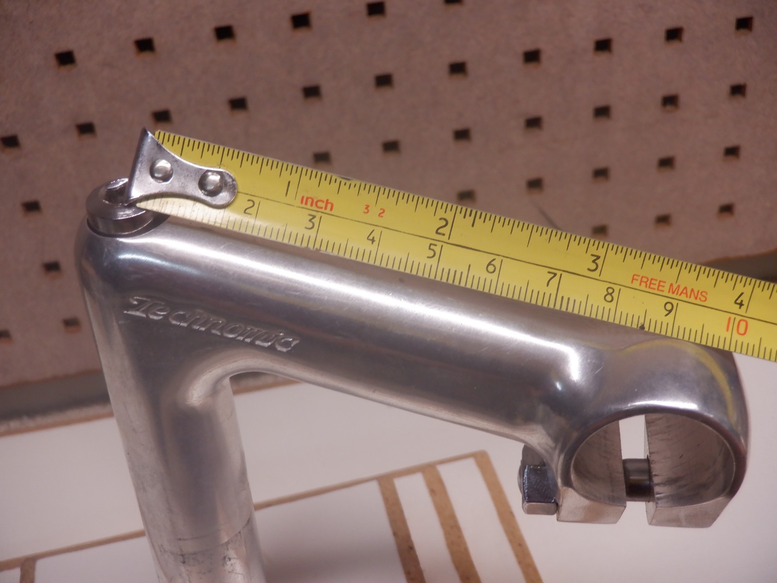 Vintage Nitto «Technomic» Stem – 9 cm -22.2 -25.4 clamp -Silver -NOS «Take off»