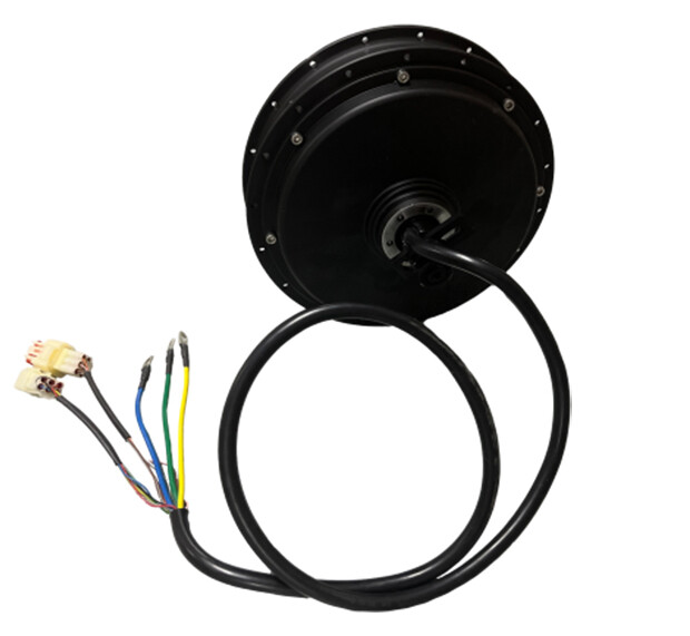 20-26*4.0inch 80mm QS205 150mm 3.5/5T 5000W motor wheel with singel freewheel.