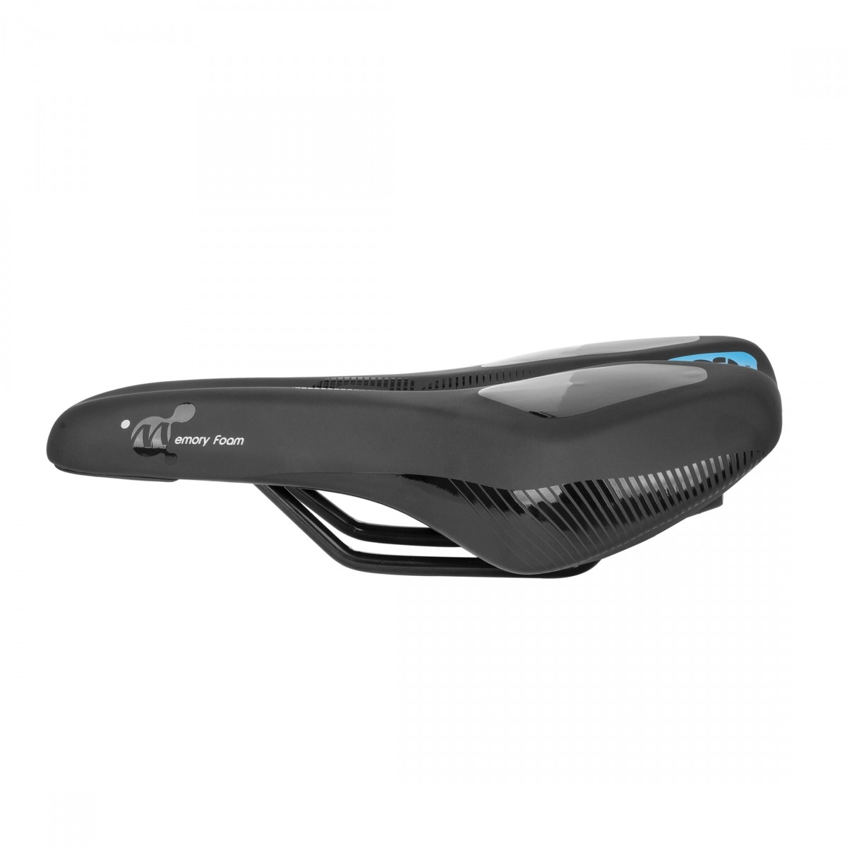 Cloud-9 Unisex Medium Sport Saddle Kush Plus Memory Foam Road MTB Unisex Black
