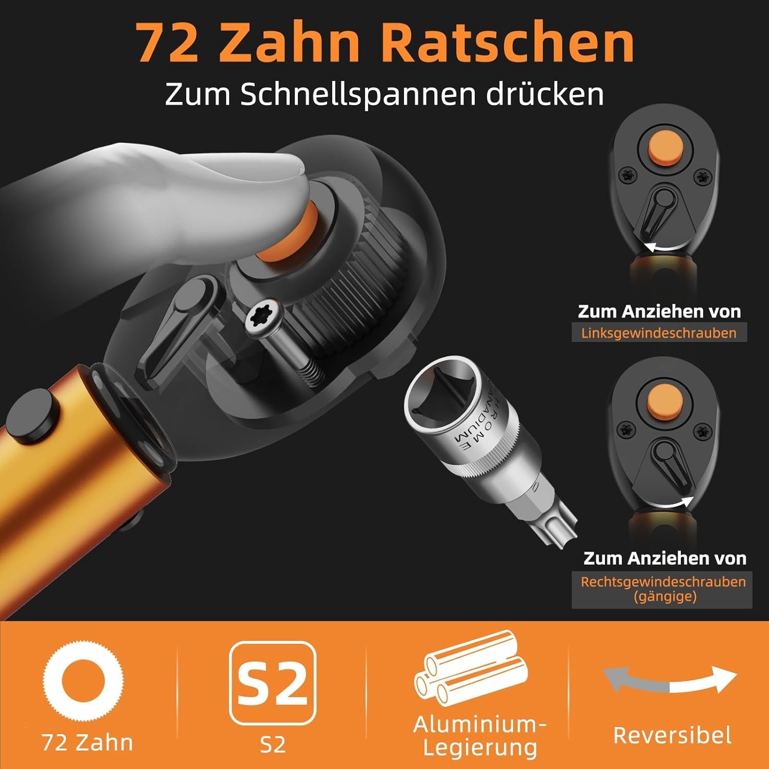 Torque Wrench Bicycle 1/4 Inch, 3-25 Nm, ±3% Error Accuracy, 72 Tooth…