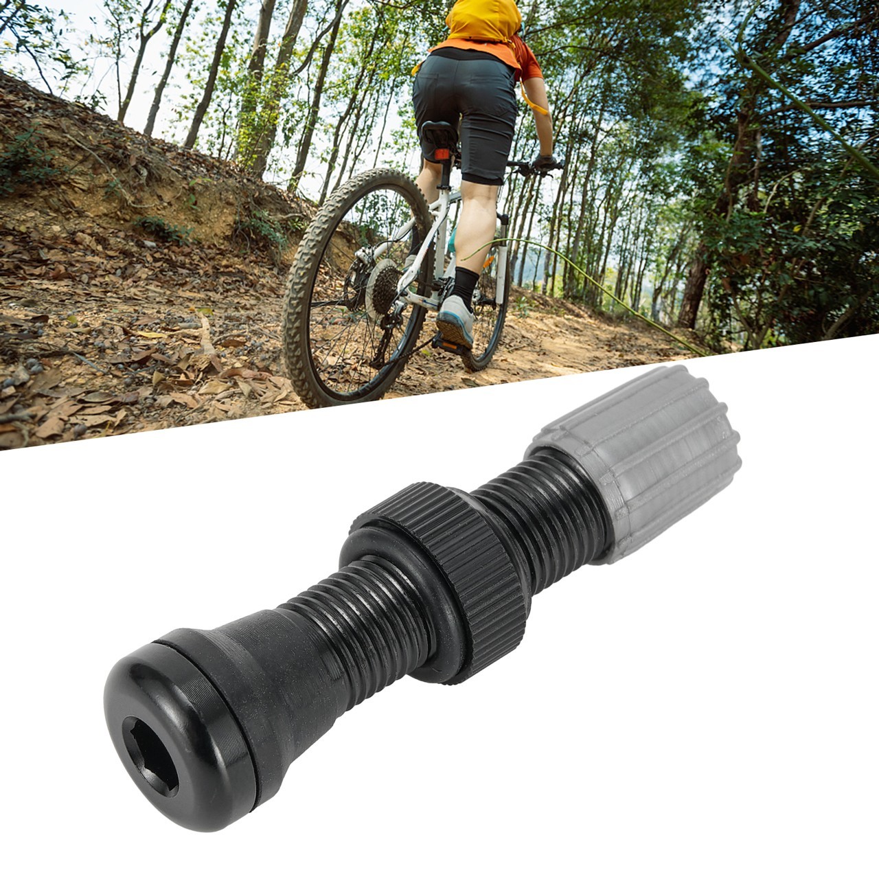 Tubeless Valve For-Schrader Valve MTB Bike Tyre Wheel Bike Tubeless Valve
