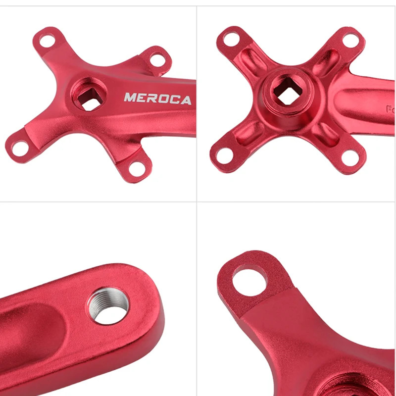 Square Hole MTB Crankset 104BCD 170mm Narrow Tooth Chainring 32/34/36/38/40T/42T