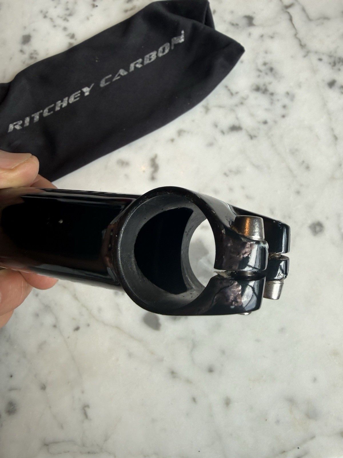 Ritchey WCS Axis 4 Aluminum Bicycle Stem, 110mm, 6° Rise/Drop, Threadless, 137g