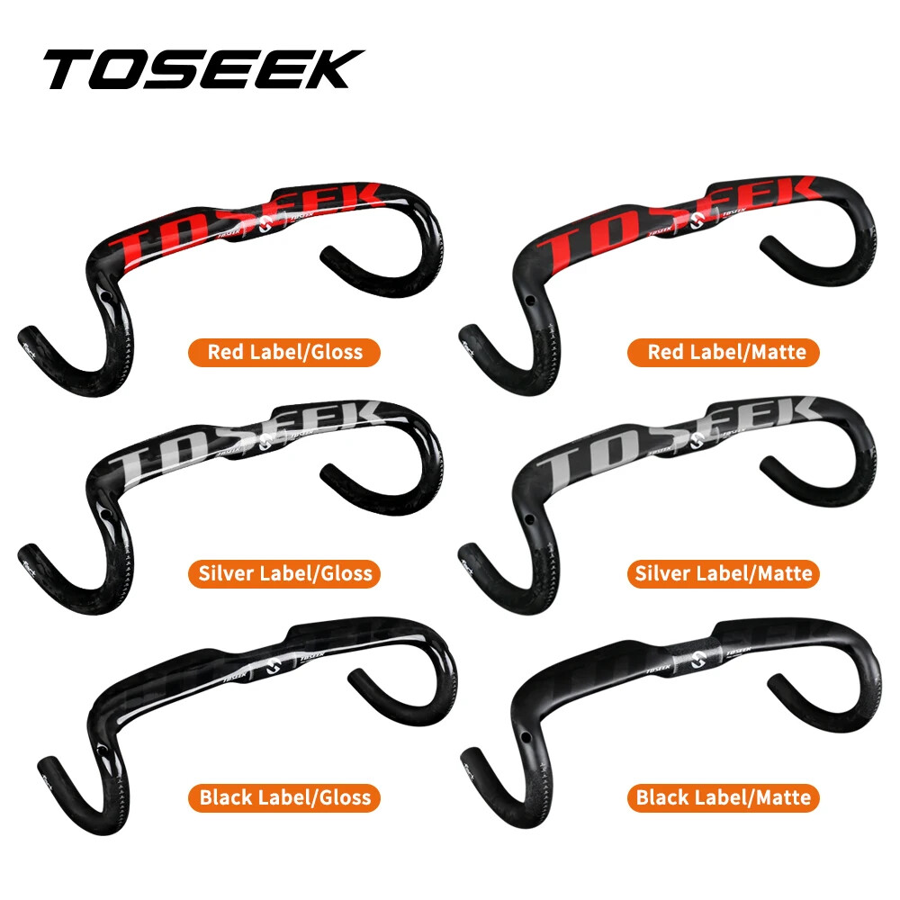 31.8mm 400 420 440mm Carbon Fiber Road Bike Handlebar Bend Handle Drop Bar