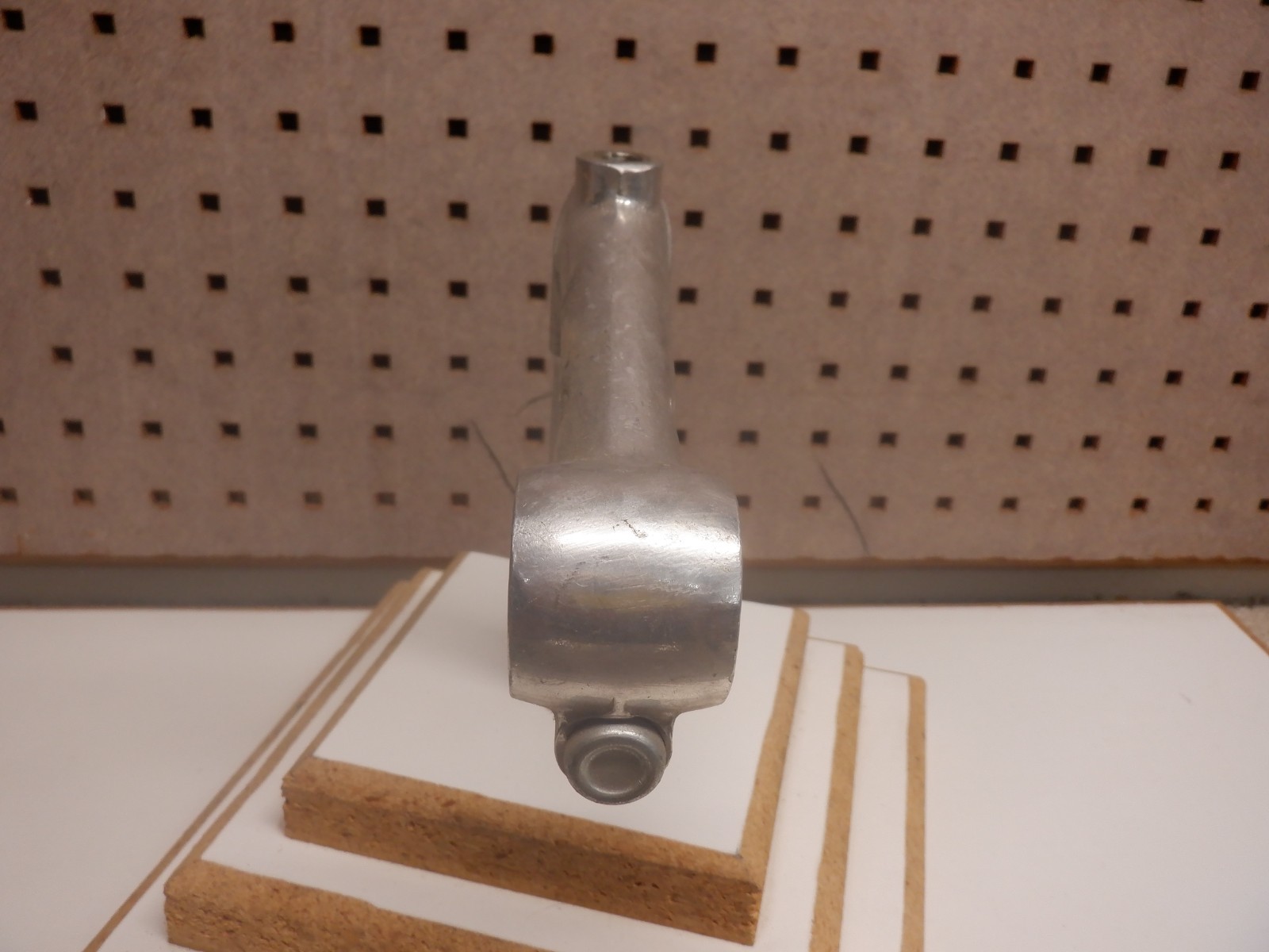 Vintage BF Belleri Francoi Stem -9 cm -22.0 -25.0 clamp -Silver -NOS «Take off»