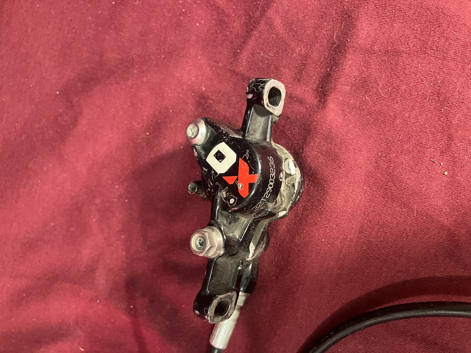 SRAM AVID XO hydraulic brake set with carbon levers, 422 grams