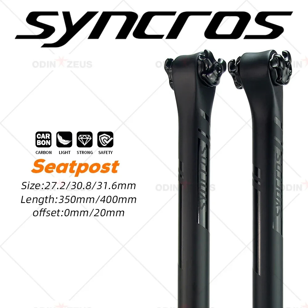 Carbon Fiber Mountain Road Bike Seatpost 27.2/30.8/31.6mm 7×9/7x7mm 0/20 Degree