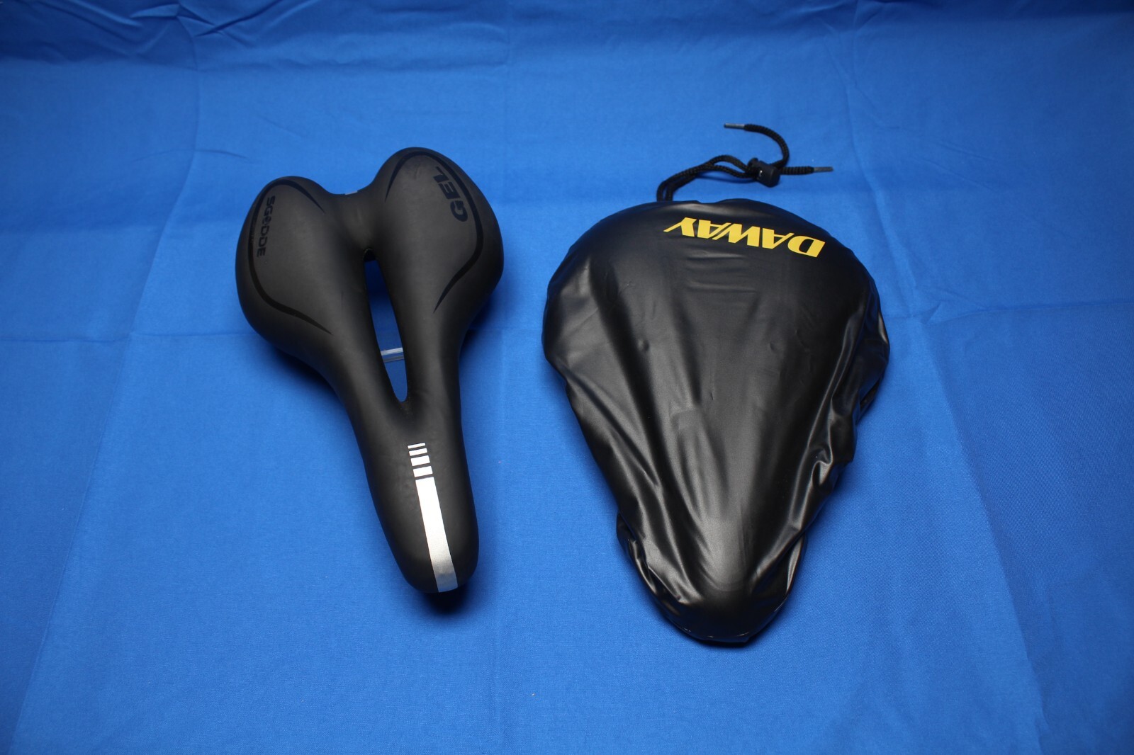 SGODDE Comfortable Bike Seat Gel Bicycle Saddle Daway padded seat cover