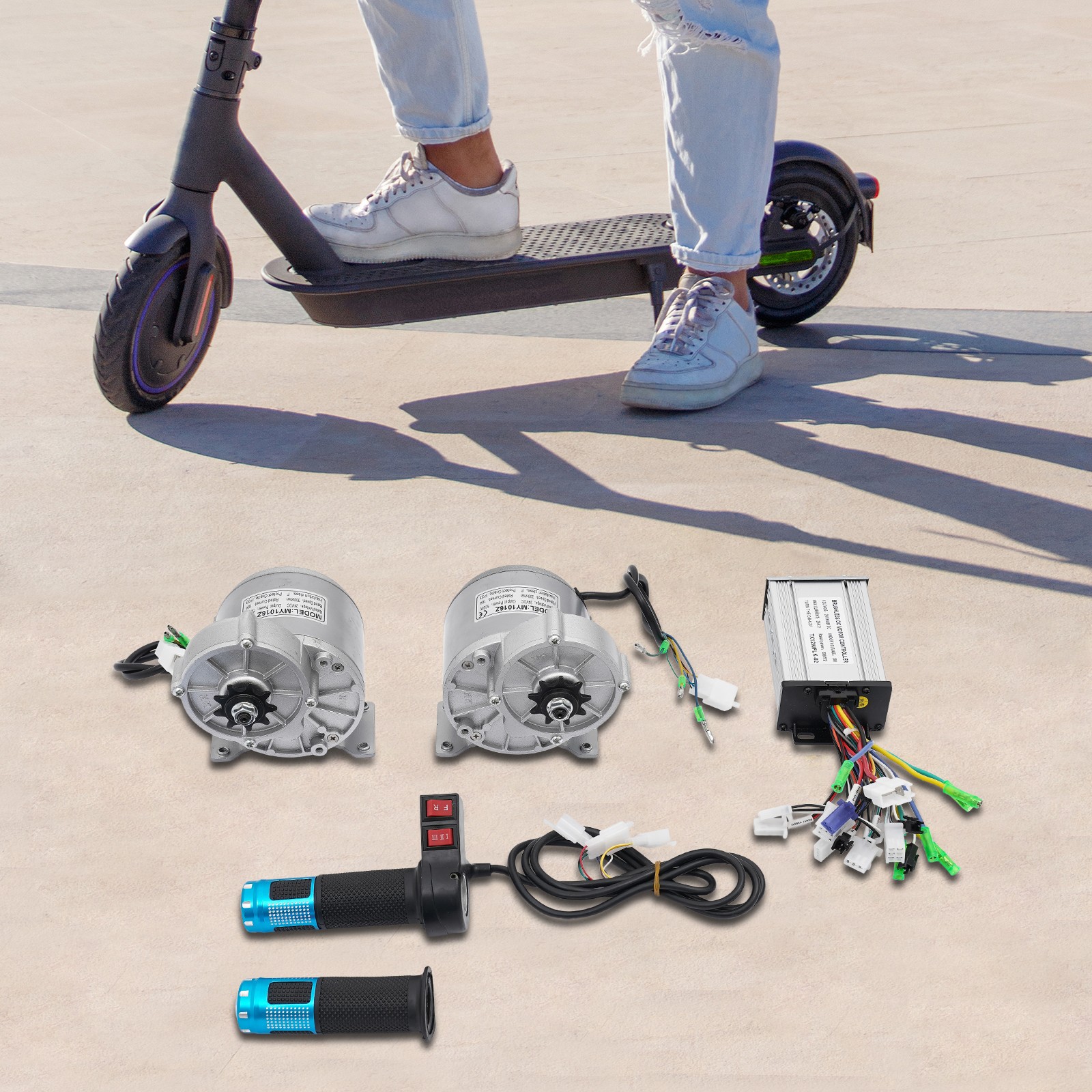 500W ﻿Electric Conversion Kit Electric Motor Controller With Reverse Throttle