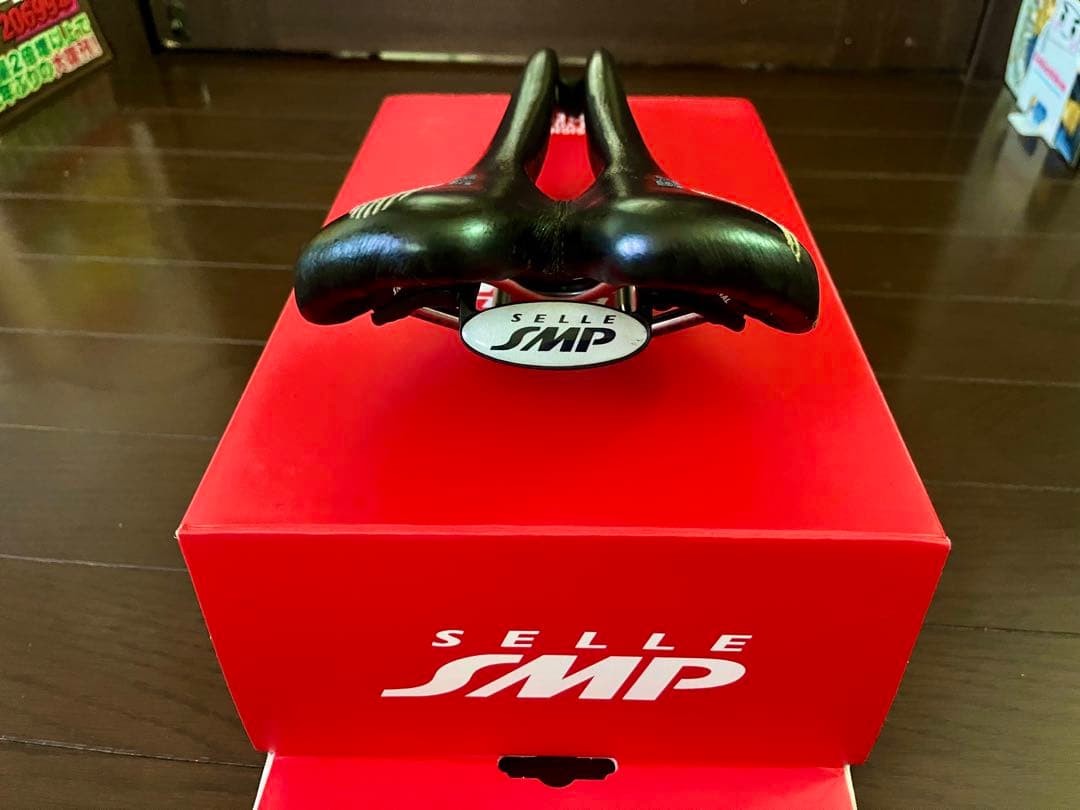 Selle SMP Drakon Saddle Leather Carbon Fiber 276mm 138mm New Comfort