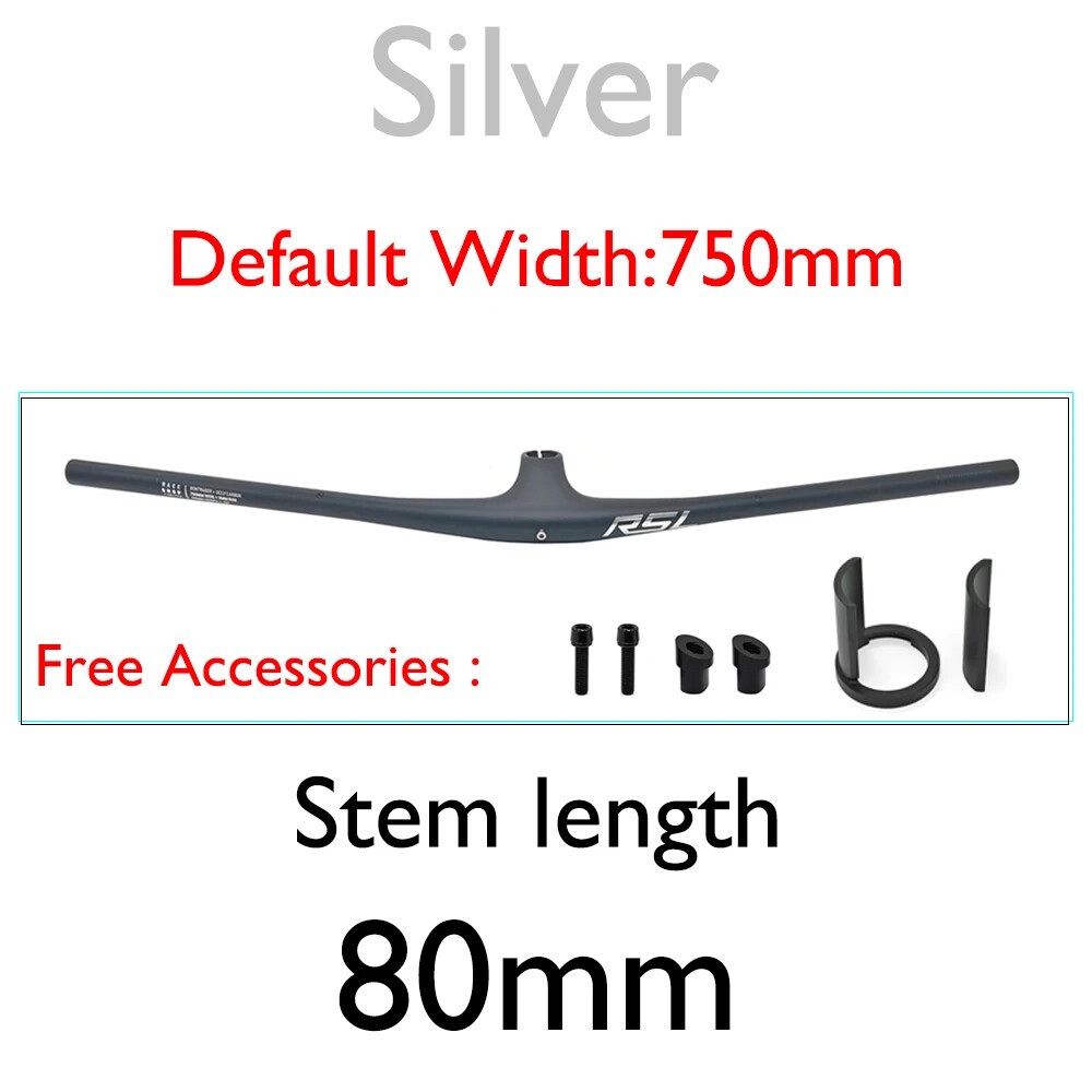 Integrated Full Carbon MTB Handlebar Cockpit 13° Stem Mountain Handlebar 750mm