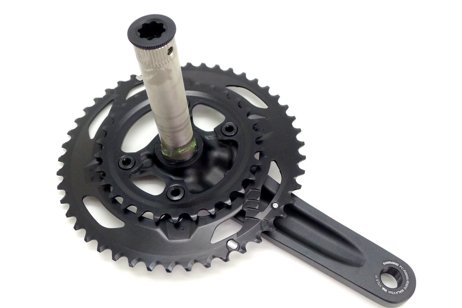 Shimano GRX FC-RX600-11 2×11 Speed 46/30T 172.5mm Gravel Crankset (Without BB)