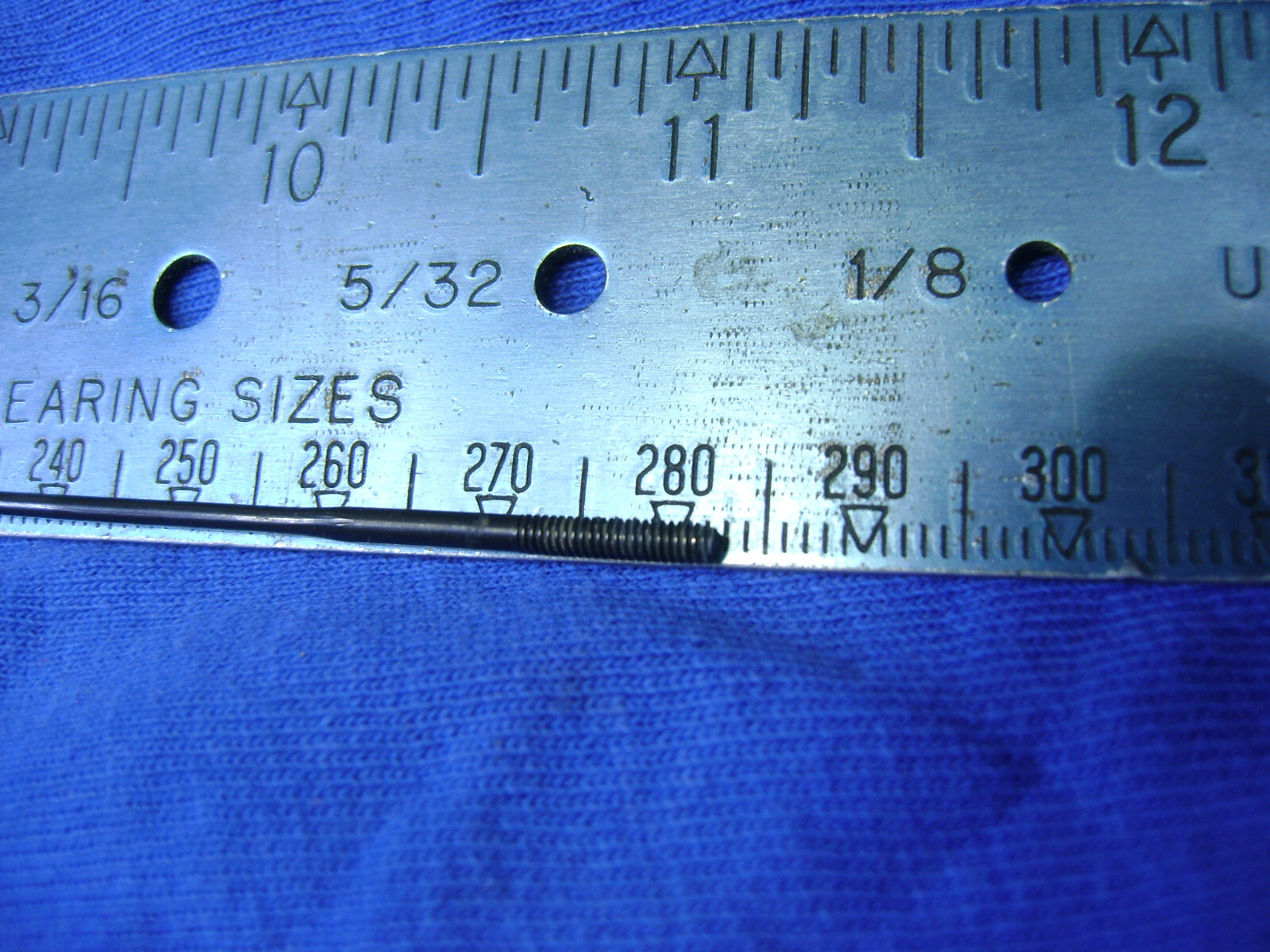 2 Used 283mm Campagnolo Proton non-drive spokes, J-Bend style with nipples