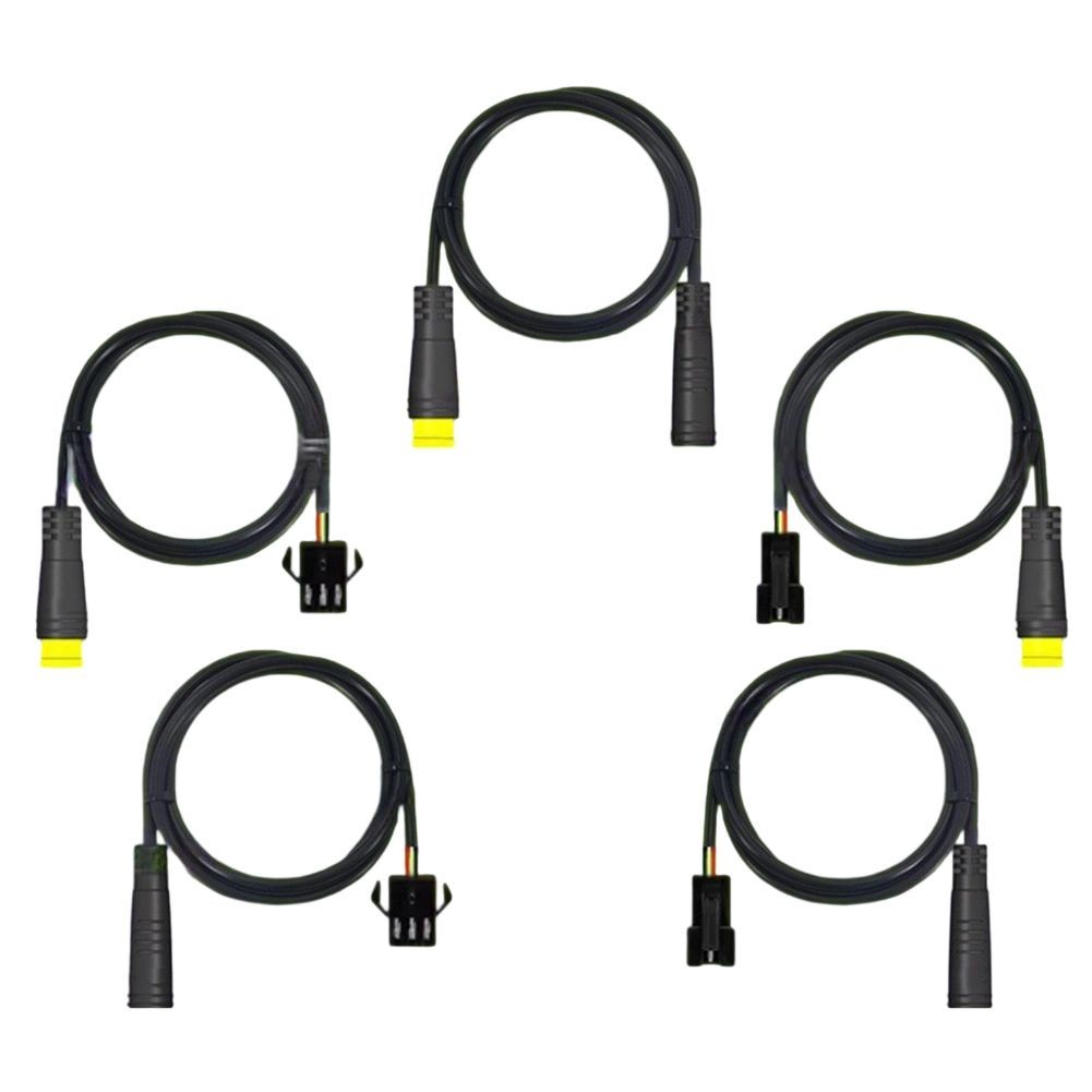 Ebike Cable Waterproof 3 Pin Extension Line Male to Female 830mm Length
