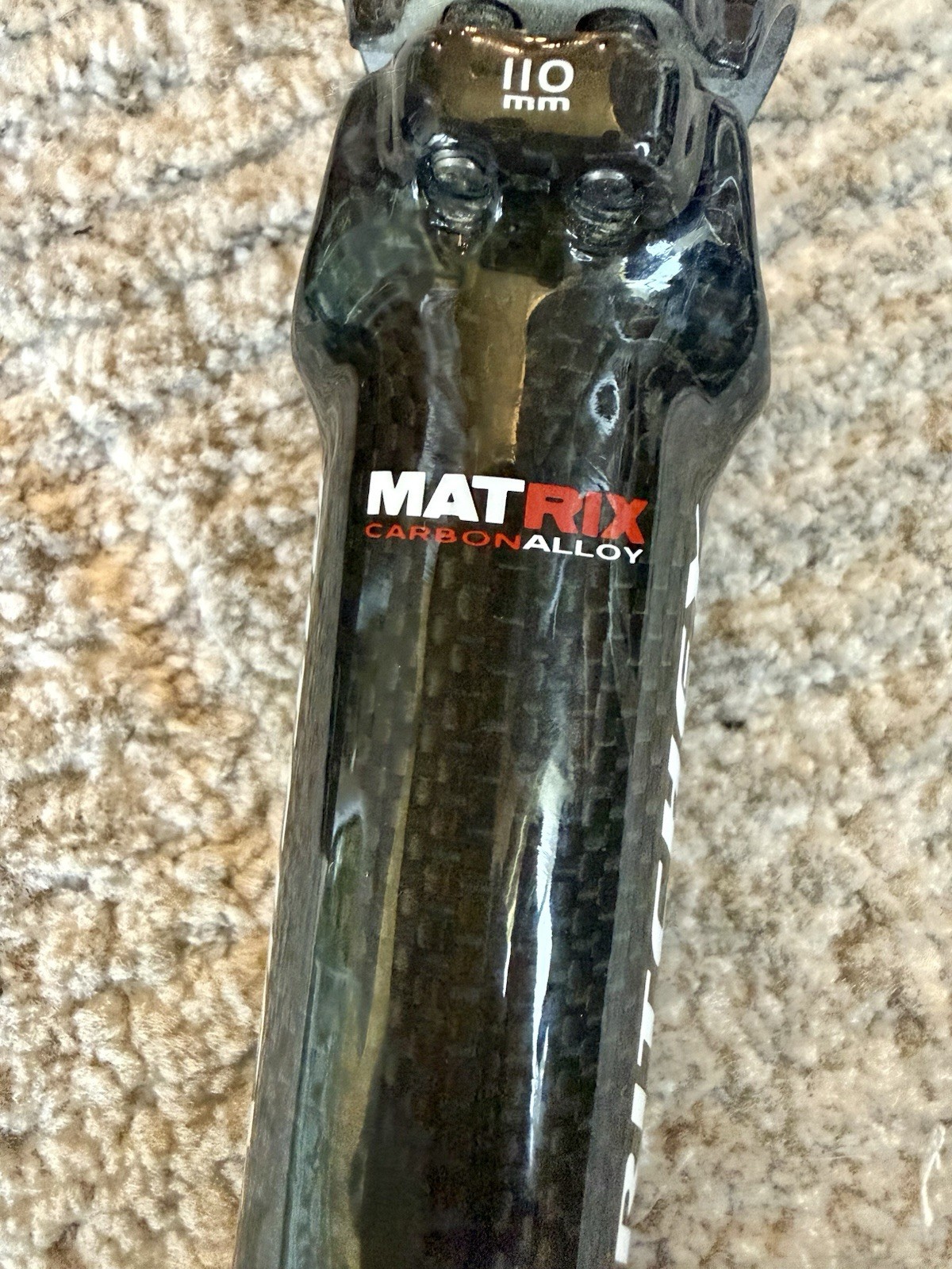 Ritchey WCS Axis 4 Carbon Bicycle Stem, 110mm, 6° Rise/Drop, Threadless, 121g