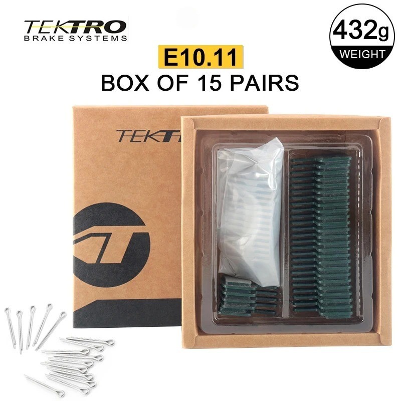 2 pairs original Tektro brake pads organic E10.11 for Orion Auriga Pro Auriga