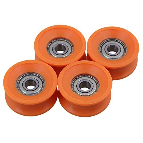 4Pieces 6x30x13mm Plastic Coated Sealed Bearings Steel 606ZZ Deep U Groove
