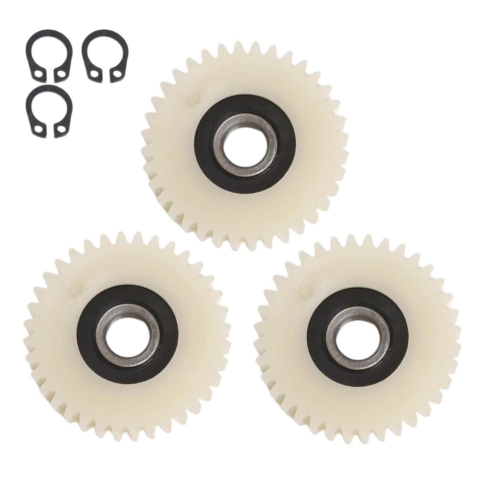 Gears With Bearings Motor Gear 3Pcs E-bike Wheel Nylon+Stainless Steel