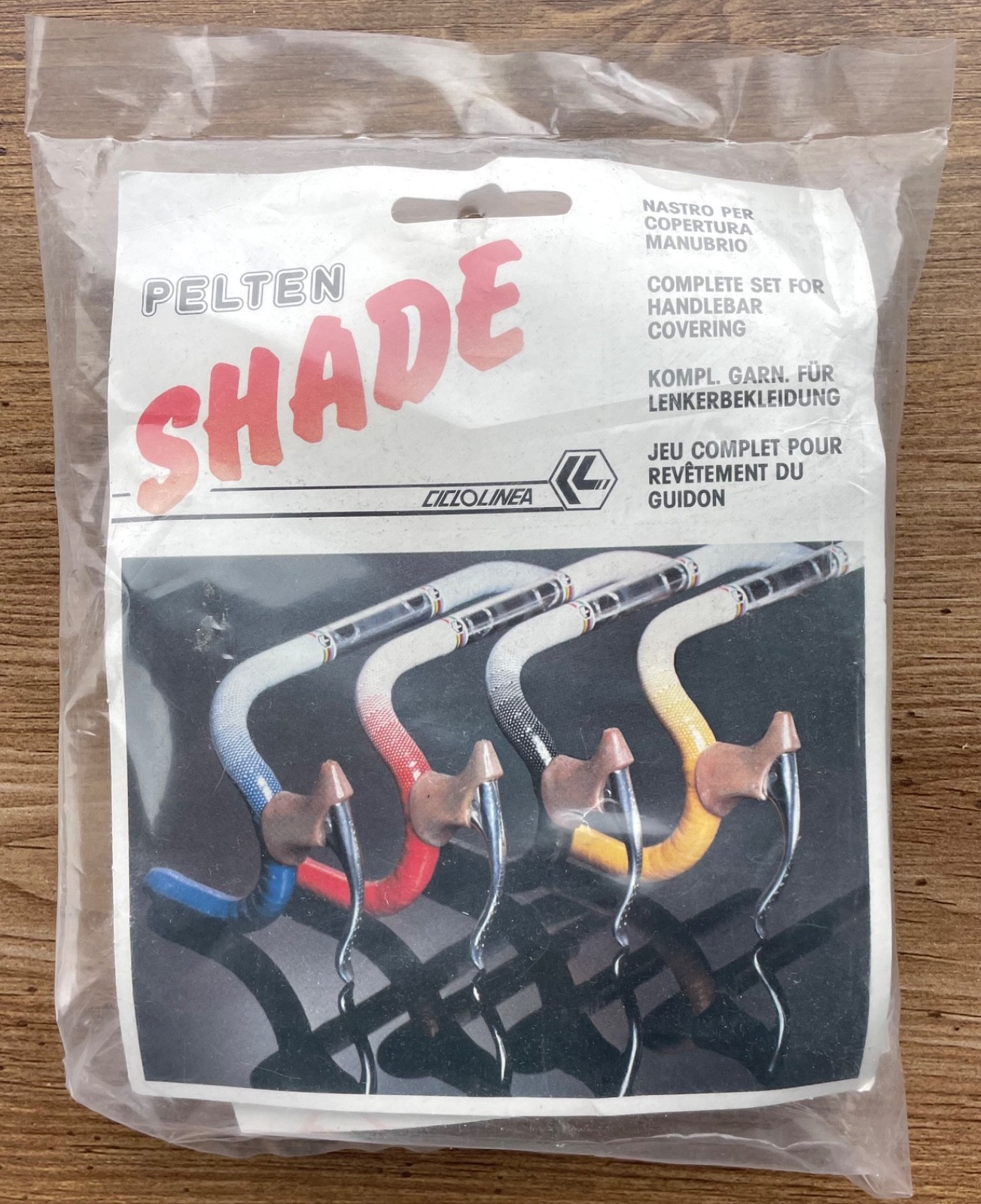 Vintage Pelten Shade Handlebar Tape Yellow White Fade Ciclolinea NEW