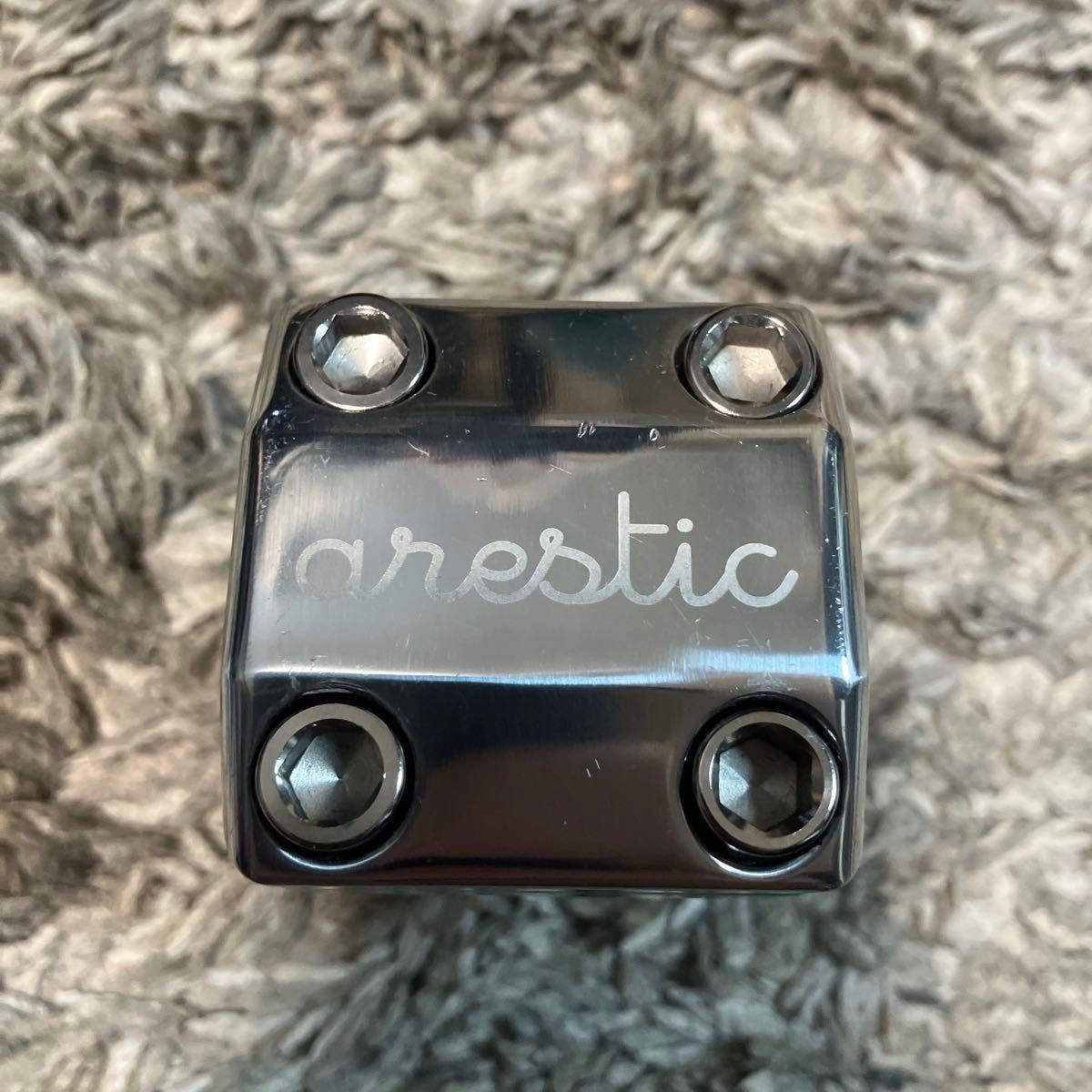 Arestic AG Stem BMX Titanium Bolt 30mm Reach Polished Used