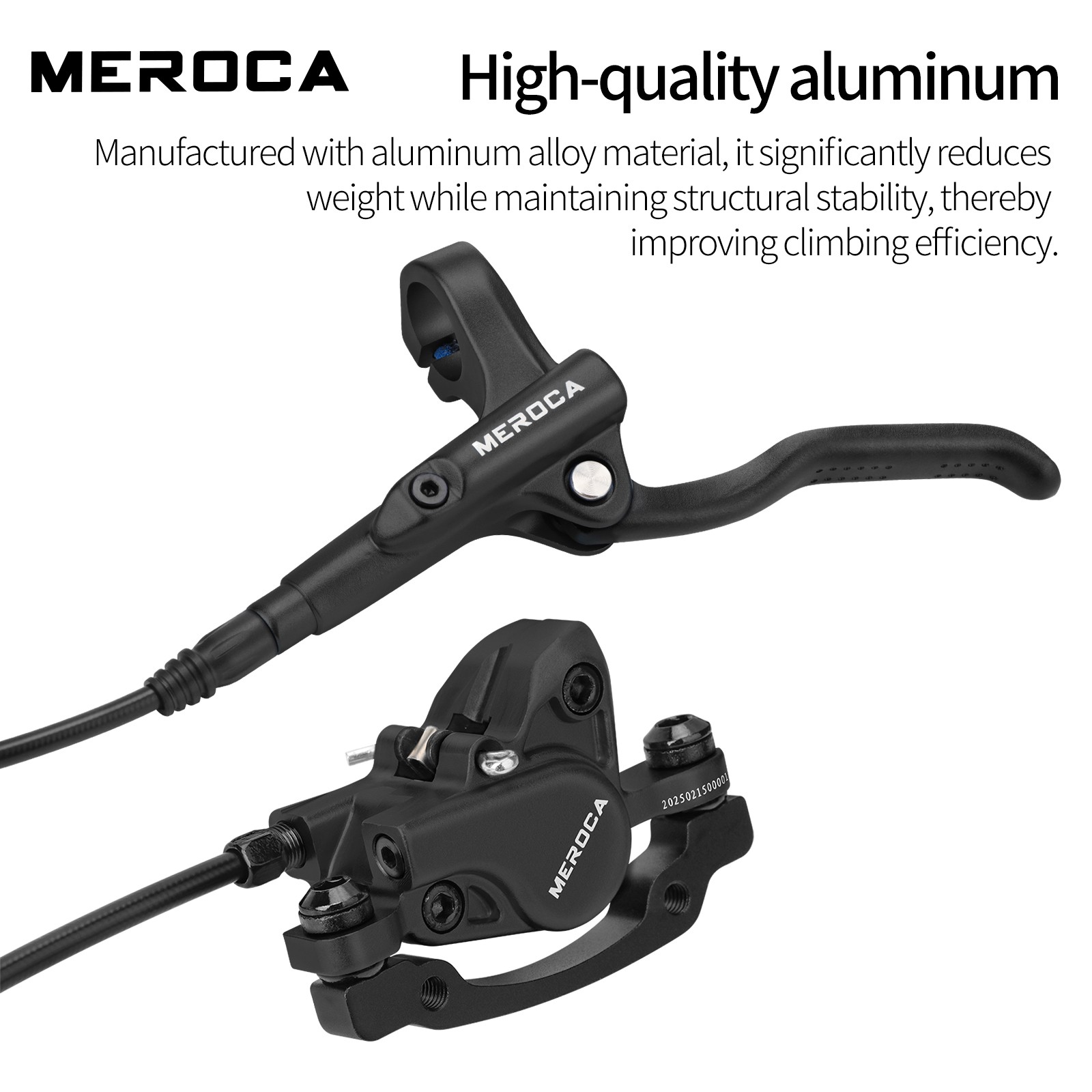 MEROCA MT500 Hydraulic Disc Brake Set MTB Bicycle Brakes Front/Rear 800/1400mm