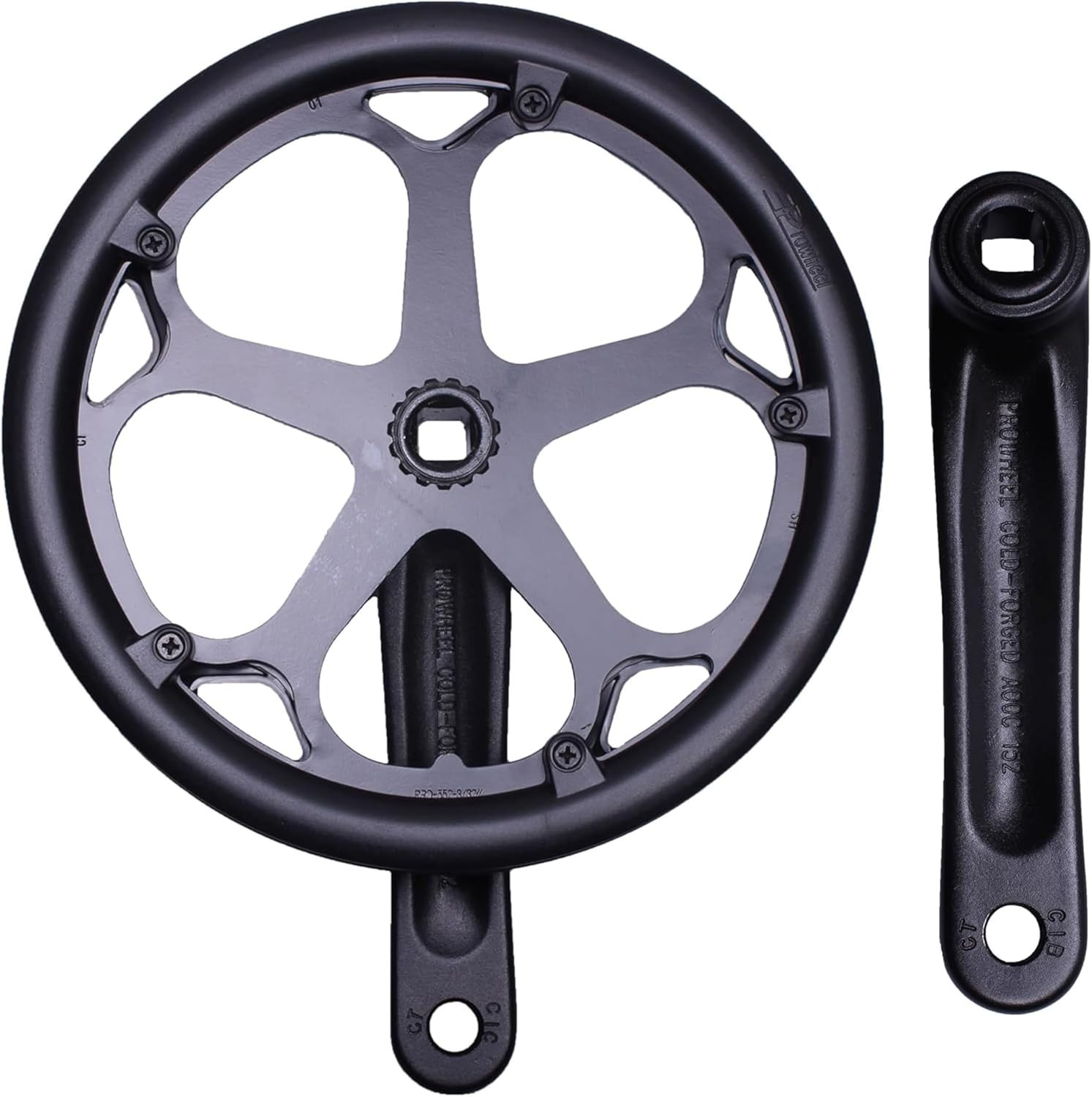 Versatile Bike Crank Arm Set: 152MM/160MM/165MM/170MM/175MM Compatibility
