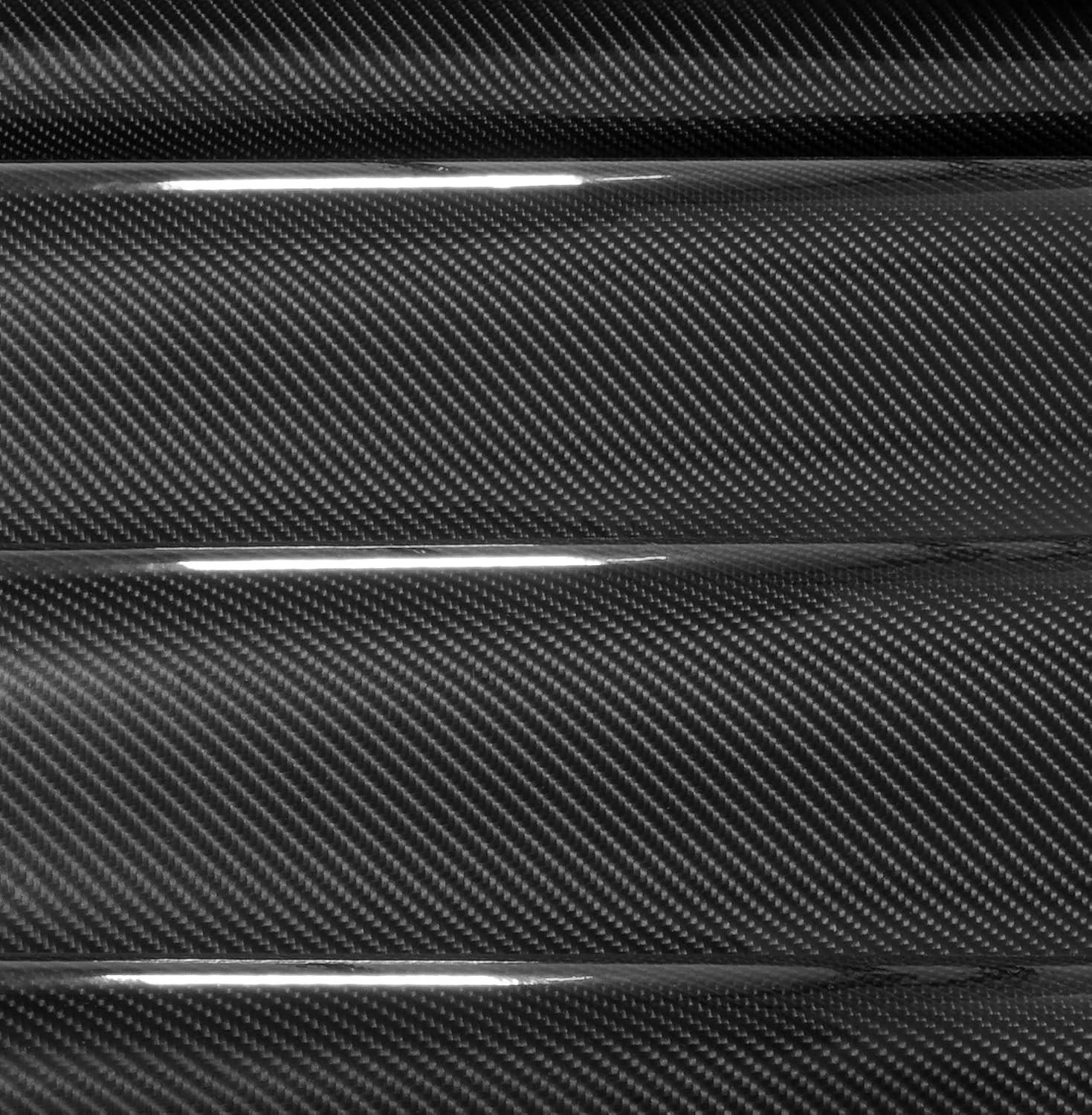 Super Gloss Black Carbon Fiber Tek Art 12 Inches X 60 Inches 5Yr