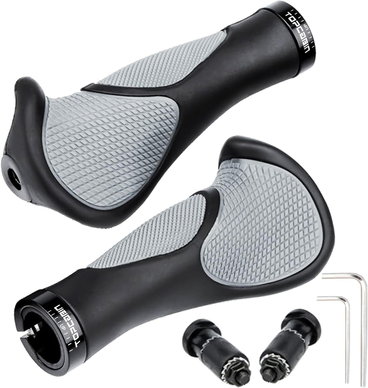 Aluminum Lock-on Ergonomic Bicycles Handlebar Grips for Mountain MTB BMX Bicycle