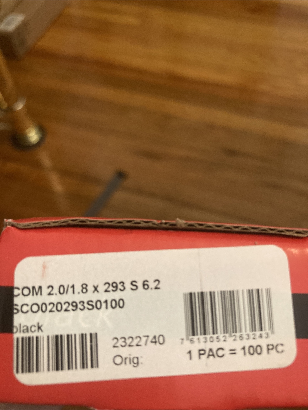 DT Swiss Competition 2.0/1.8/2.0mm 293mm Black Spokes – Sold Each
