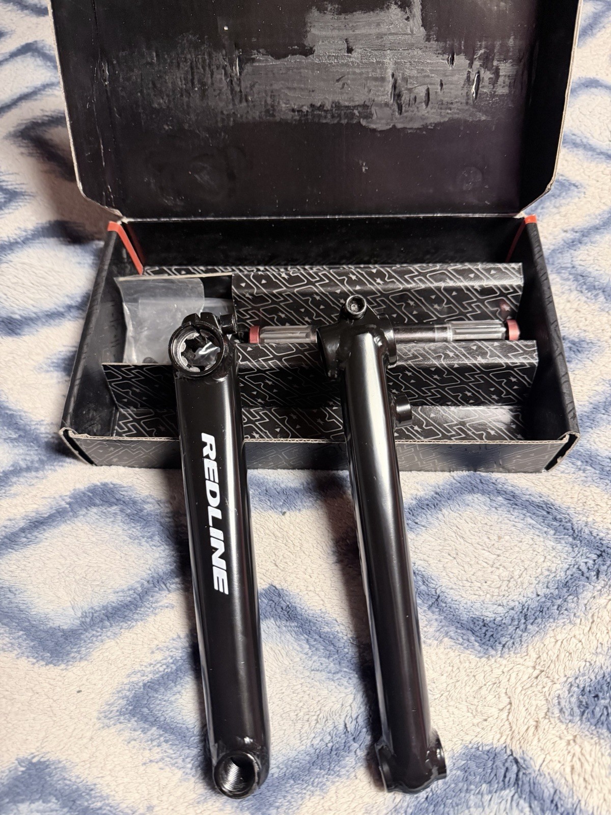 Redline MONSTER ll Black 175mm 🔥BMX🔥 Crankset (BOTTOM BRACKET NOT INCLUDED)