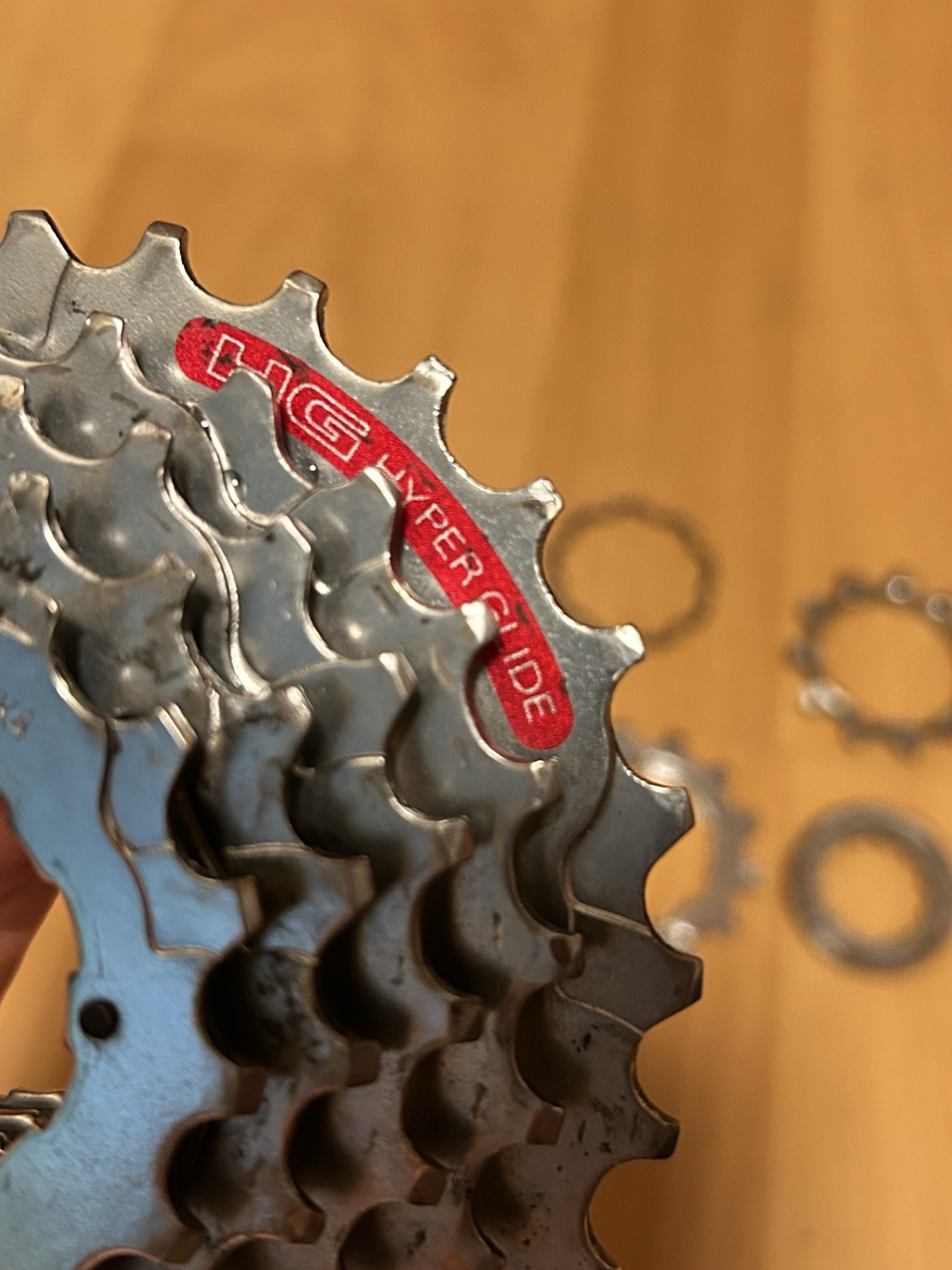 Vintage Shimano XT CS-HG90 Hyperglide C 7 Speed 11-28T Cassette 90s MTB HG Retro