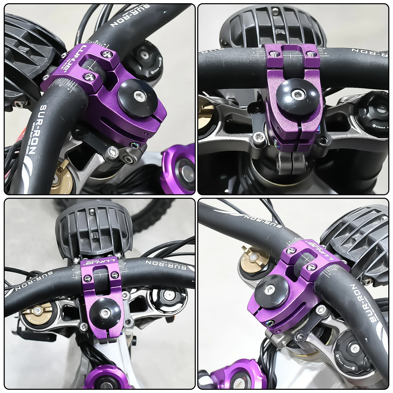 CNC Aluminum Alloy For Sur Ron Light Bee Handlebar Mount Stem 32*45mm Handle Bar