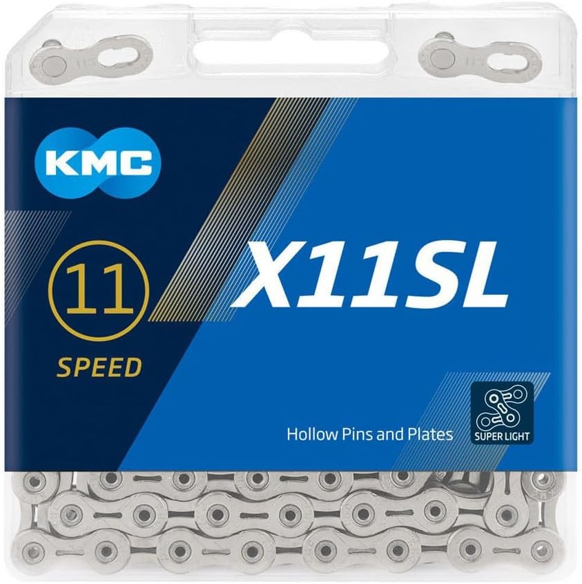 KMC X11SL 11-Speed 118 links Hollow pin Bicycle Chain