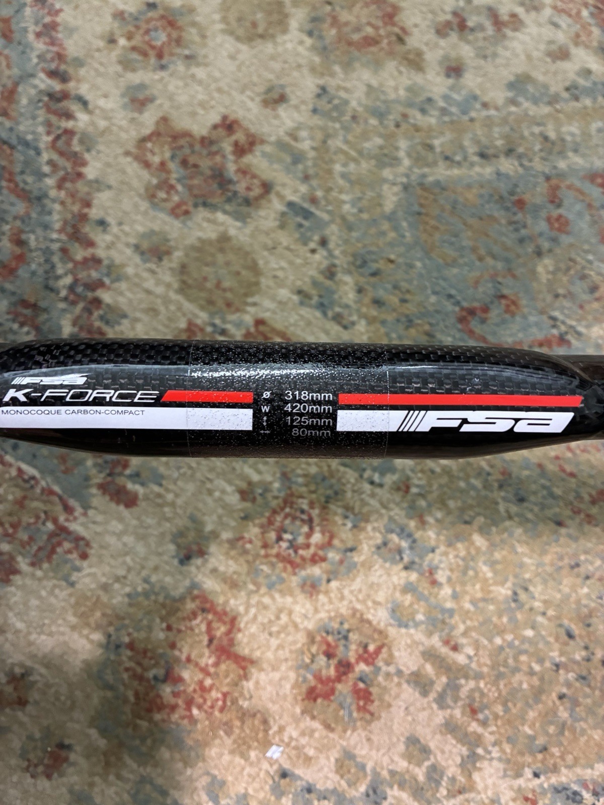 FSA K-Force carbon road handlebar 31.8 42 cm c-c drop bars 80 reach 125 drop