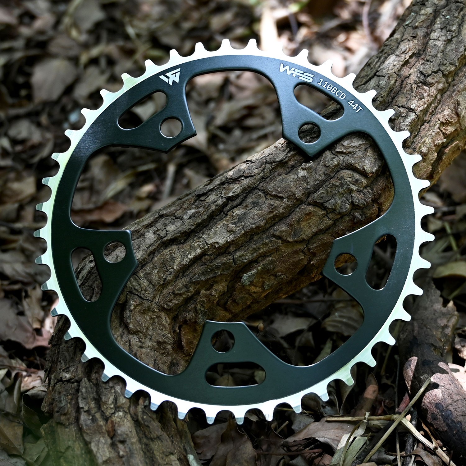 WFS Pulsar Chainring 44T 1/8″ 110mm Old School BMX Single Speed Fixie , Black