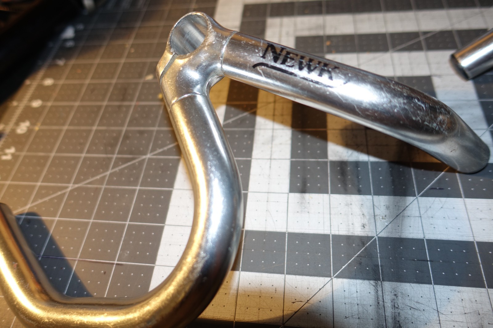 NOS Newk Racing Drop Bar Ends Ultra Rare Dual Position Dirt Drop and Flat MTB 
